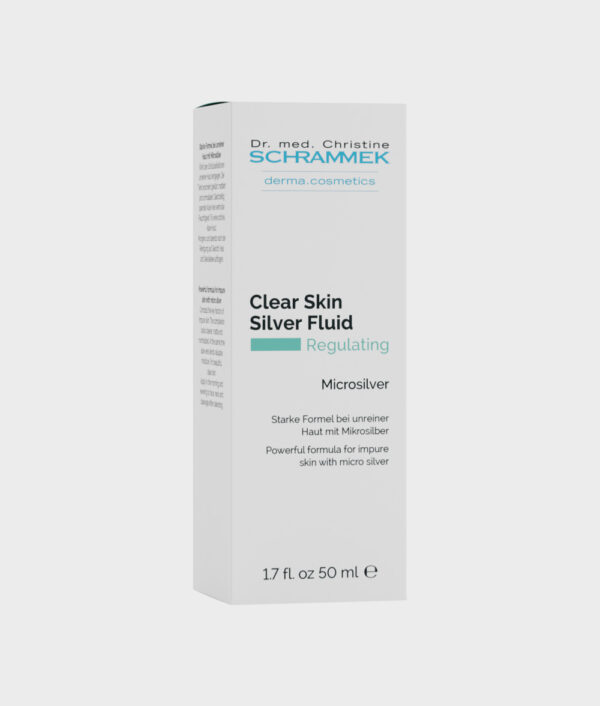 ⁦קרם טיפולי לעור שמן ובעייתי - Clear Skin Silver Fluid⁩ – תמונה ⁦2⁩