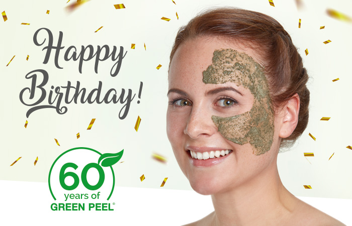 2018
טיפול פילינג צמחי מרפא  ® GREEN PEEL חוגג 60 שנה להיווסדו.