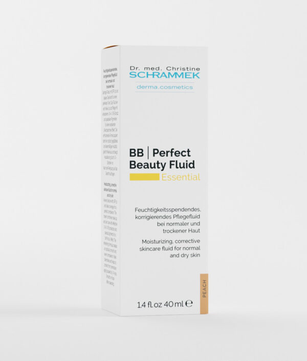 ⁦דמי מייק אפ+ לחות + 20  SPF בצבע אפרסק - Perfect Beauty Fluid Peach⁩ – תמונה ⁦2⁩